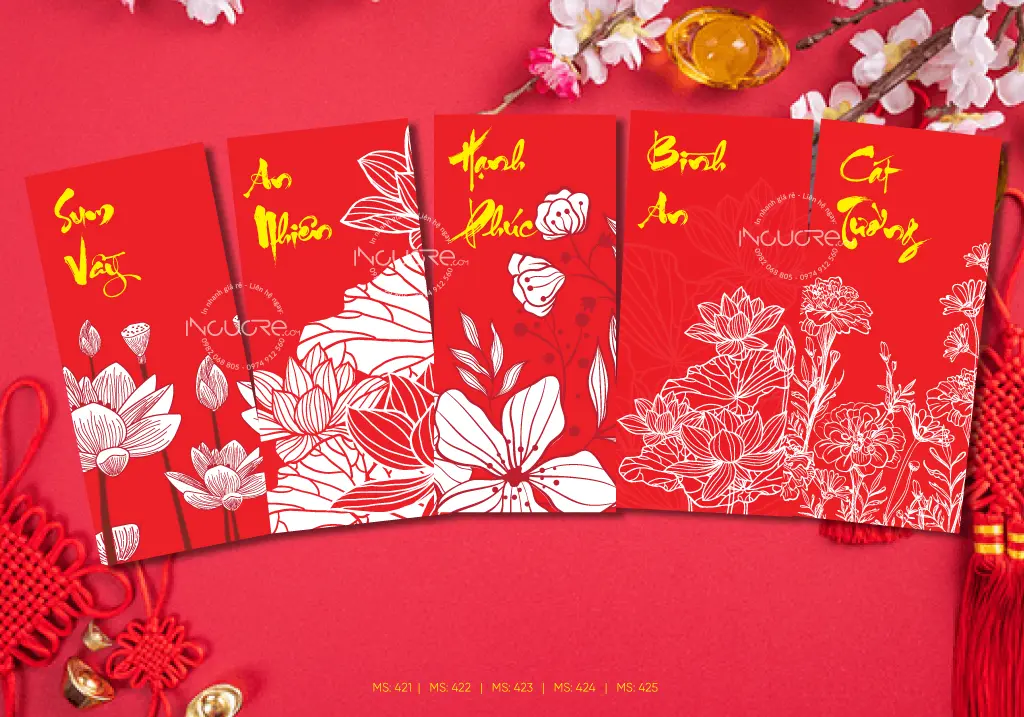 Mẫu bao lì xì chủ đề 12 con giáp 1